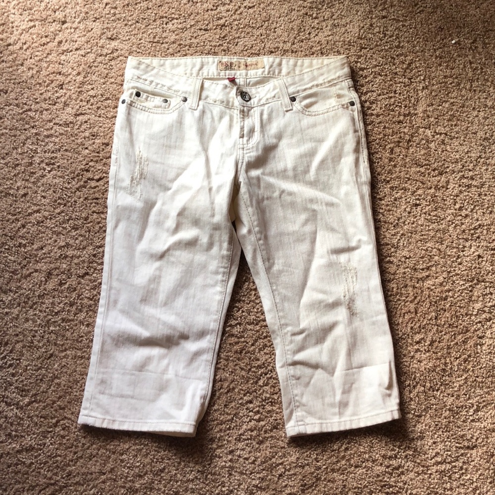 BKE Sabrina white Capri